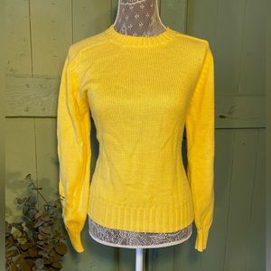 Bright Yellow Vintage Sweater
